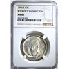 Image 1 : 1946-S B.T. WASHINGTON HALF, NGC MS-66