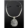 Image 5 : Signed Navajo Royston Turquoise Pendant Choker