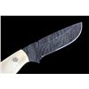 Image 2 : CFK Damascus Exotic Camel Bone Knife & Scabbard