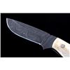 Image 3 : CFK Damascus Exotic Camel Bone Knife & Scabbard