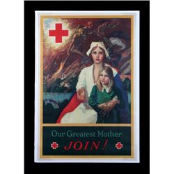 Original WWI American Red Cross Nurse Poster