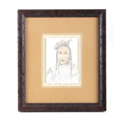 Original Kevin Red Star Framed Sketch