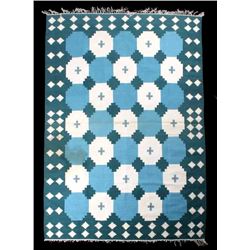 Navajo Zapotec Hand Woven Wool Rug LARGE