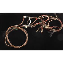 Deer Lodge Prison Braided Leather Headstall