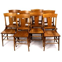 Voss Inn Dining Room Chairs Set c 1935