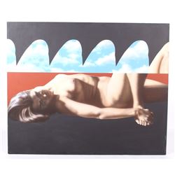 Original Bill Letchworth Abstract Portrait c.1974