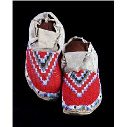 Sioux Native American Beaded Moccasins