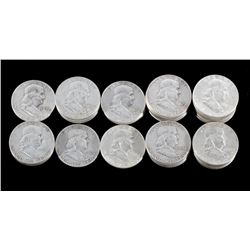 Franklin Silver Half-Dollar Collection x40 Coins