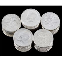 US Kennedy Silver Half Dollar Collection x54 Coins