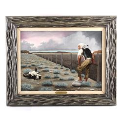K. Fuller Framed Oil on Canvas Painting