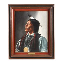 K. Fuller Framed Oil on Canvas Painting