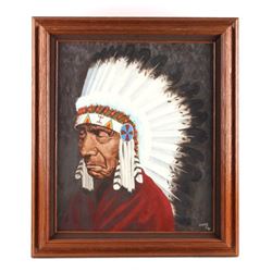 Original K. Fuller Framed Oil on Canvas Painting