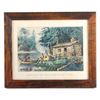 Image 1 : Original Currier & Ives Framed Lithograph c.1870