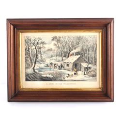 Original 1870 Currier & Ives Framed Lithograph