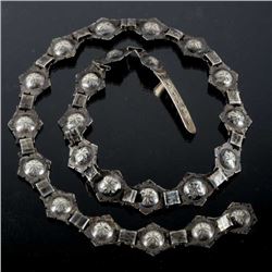 Navajo Sterling-on-Nickel Decorative Hat Band