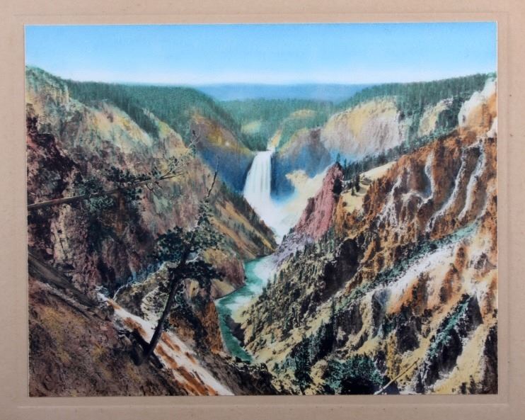 Haynes Yellowstone Park Hand Tinted Photographs