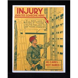 Original Anaconda Company Mining Safety Poster