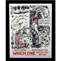 Original Anaconda Company Mining Safety Poster