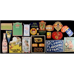 Early Chromolithograph Advertising Showcards
