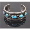 Image 1 : Navajo Turquoise Sterling Silver Bracelet