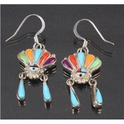 Navajo Ornate Earrings