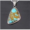 Image 4 : Navajo Bear Claw Pendent and Turquoise Pendent