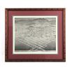 Image 1 : Bozeman Montana Bird's Eye View Framed Print