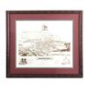 Image 1 : Bozeman Montana Bird's Eye View Framed Print