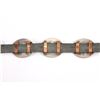Image 7 : Navajo Concho Belt with Green Turquoise