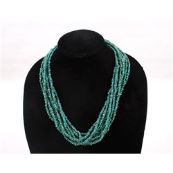 Navajo Chipped Turquoise Necklace
