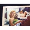 Image 2 : 1956 "SLIGHTLY SCARLET" LOBBY SCENE CARD, #5 IN SET, SIGNED BY RHONDA FLEMING