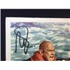 Image 2 : 1964 "FLIGHT FROM ASHIYA" LOBBY SCENE CARD, #3 IN SET, SIGNED BY YUL BRYNER