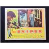 Image 1 : 1952 "THE SNIPER" LOBBY SCENE CARD, SIGNED BY ARTHUR FRANZ
