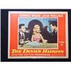 Image 1 : 1957 "THE DEVIL'S HAIRPIN" LOBBY SCENE CARD, #4 IN SET, SIGNED BY ARTHUR FRANZ