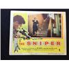 Image 1 : 1952 "THE SNIPER" LOBBY SCENE CARD, SIGNED BY MARIE WINDSOR