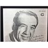 Image 2 : MIKE MAZURKI SIGNED 8.5'' X 11'' PHOTOGRAPH WITH NOTE