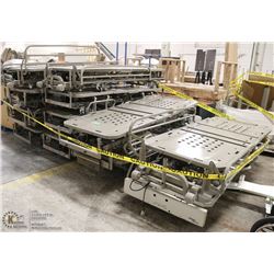 LOT OF 12 MOSTLY HILL-ROM MEDICAL BEDS
