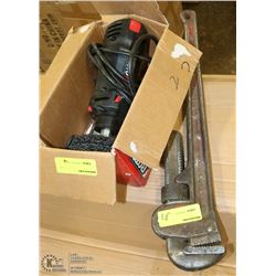 PIPE WRENCH SOLD WITH ROTOZIP