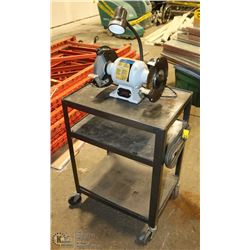 POWERFIST BENCH GRINDER ON CART