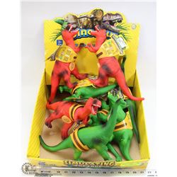 STORE DISPLAY WITH NOISE MAKING DINOSAURS