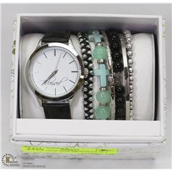 NEW WATCH AND BRACELET SET