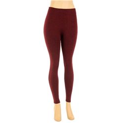 NEW WINE COLOR FLEECE LINED  LEGGINGS