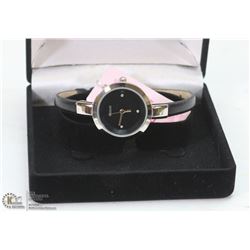 NEW KEZZIE LADIES WATCH BLACK STRAP