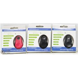 LOT OF 3 WIRELESS BLUETOOTH 4.0 ANTI-LOST TAGS