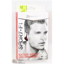 SPORT-FI BLUE TOOTHE WIRELESS STEREO SPORTS