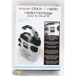 SHOWER CLOCK/ RADIO