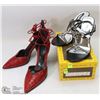 Image 1 : TWO PAIRS OF WOMENS SHOES