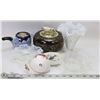 Image 1 : CURLING ROCK ASHTRAY WITH MORE COLLECTIBLES