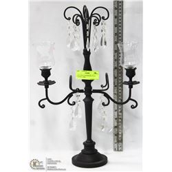 CAST IRON CHANDELIER STYLE CANDELABRA