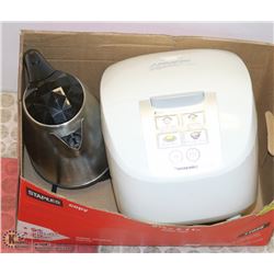 BELLA  AUTOMATIC KETTLE AND PANASONIC RICE/SOUP